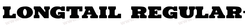 longtail Regular字体转换